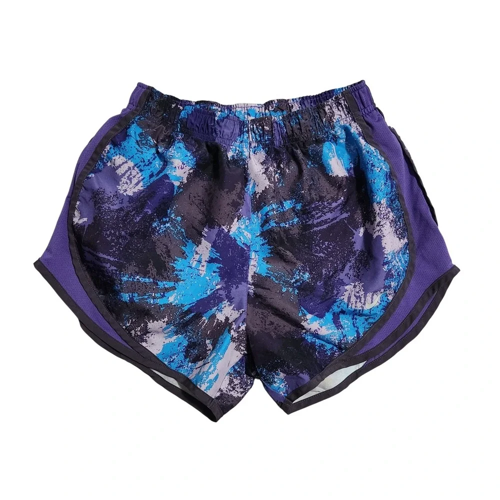 Nike Dri-FIT Running Shorts Women's Small Lava Lamp Purple Lined Sporty